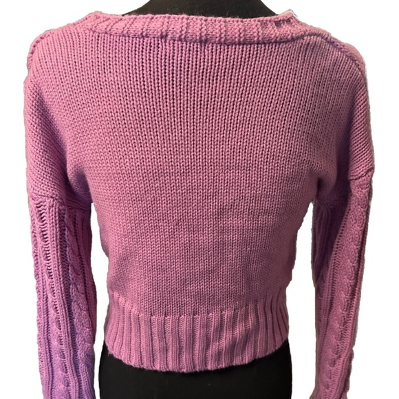 Timing 2 Piece NWOT Light Purple Sweater Set, Size M. - Picture 4 of 8
